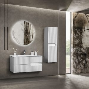 Vega 100cm Banyo Dolabı Takımı 'Beyaz'
